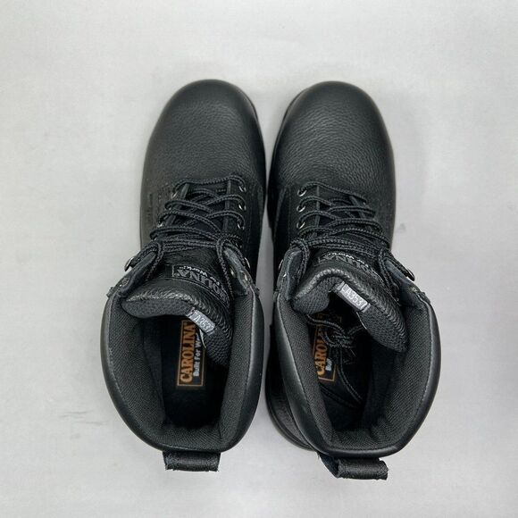 Carolina Circuit 6” Boots Men's 9 Black Leather Composite Toe Waterproof Work - Picture 10 of 13